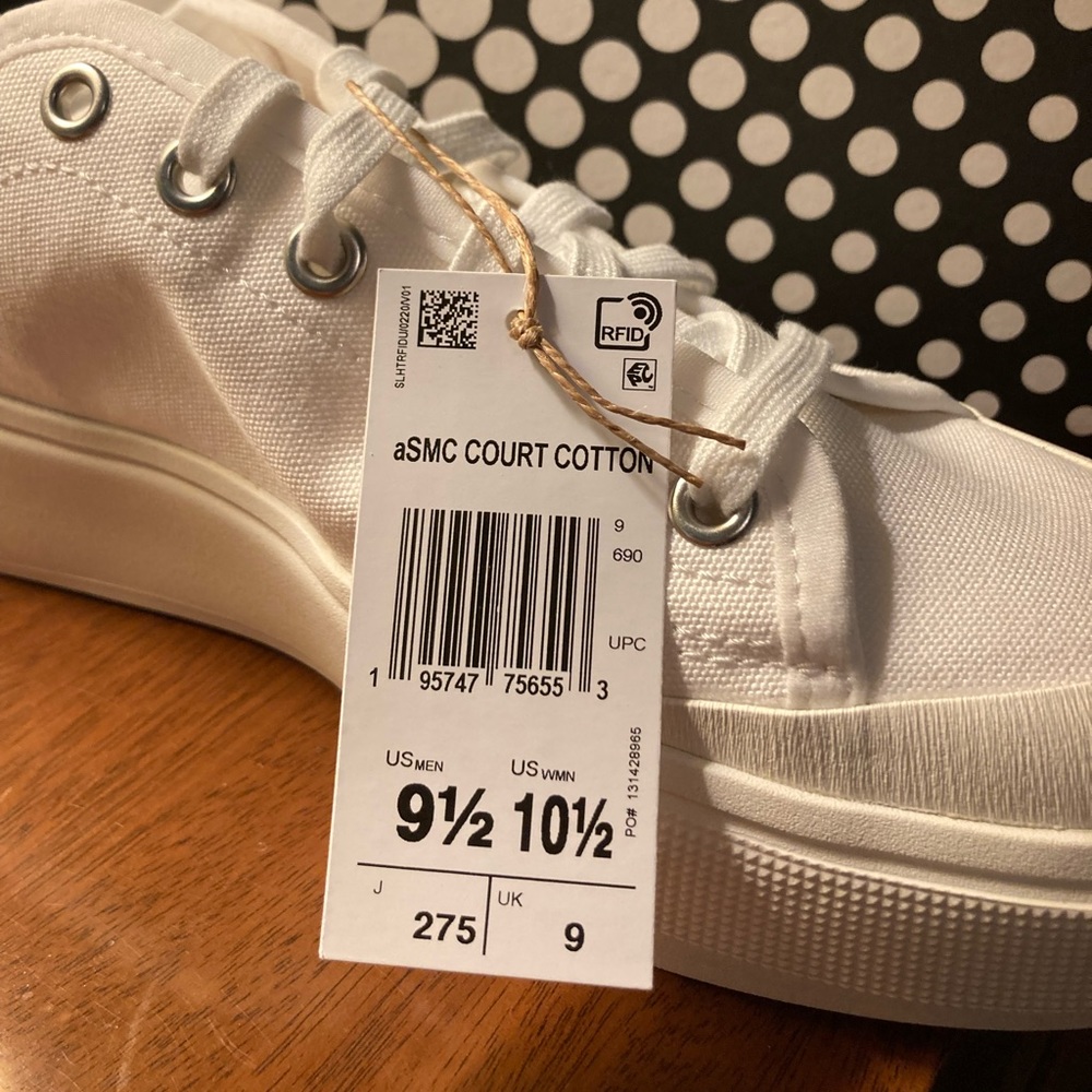 Adidas x Stella McCartney aSMC court collection canvas w 10.5, m 9.5